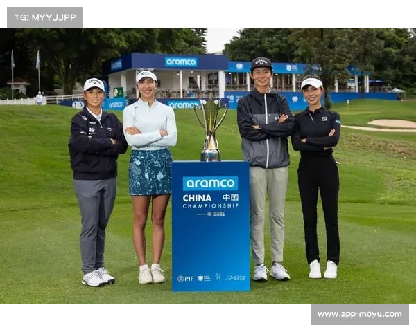 阿美中国锦标赛球员与小学生互动，推广高尔夫基本技巧